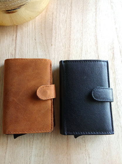 Porte cartes cuir
