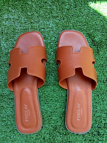 Mules marron