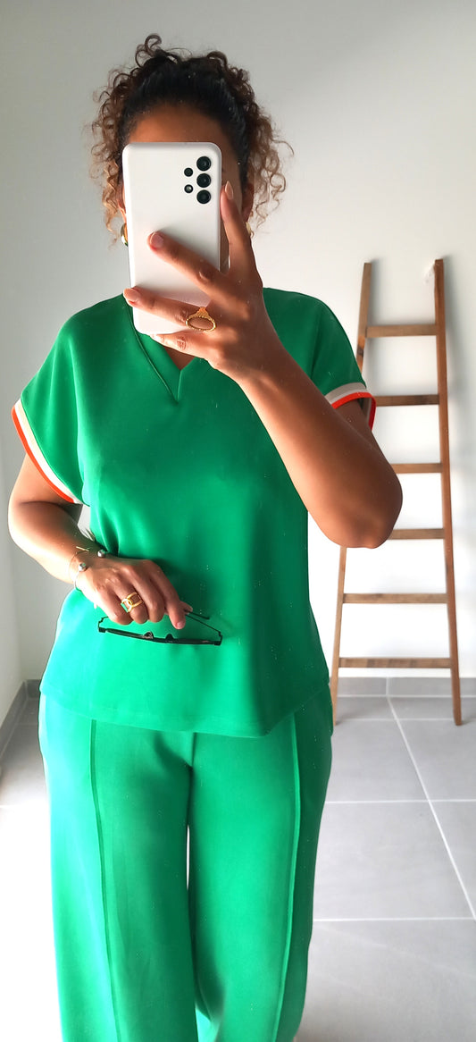 Ensemble vert Johanna